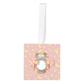 Tovenaar met Ball Kubus Ornament (Voorkant)