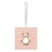 Tovenaar met Ball Kubus Ornament (Rechts)