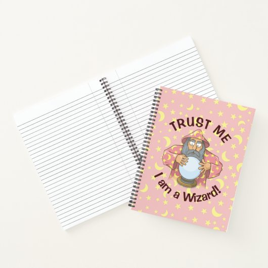 Tovenaar met Ball Notitieboek (Binnen)