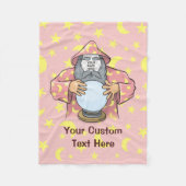 Tovenaar met uw gezicht fleece deken (Voorkant)