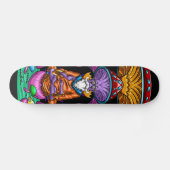 Tovenaar paddenstoel hoofd skateboard (Horizontaal)
