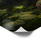 Tovenaar slakkenhuis cottage halfglans landschap f perfect poster (Hoek)