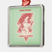 Tovenaar speelt gitaar metalen ornament (Links)