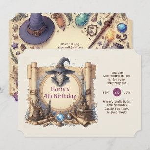 Tovenaar Thema Party Magische  Wands Petten Kaart