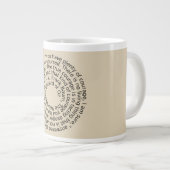 Tovenaar van de mok van Oz-moedige citaten (Voorkant rechts)