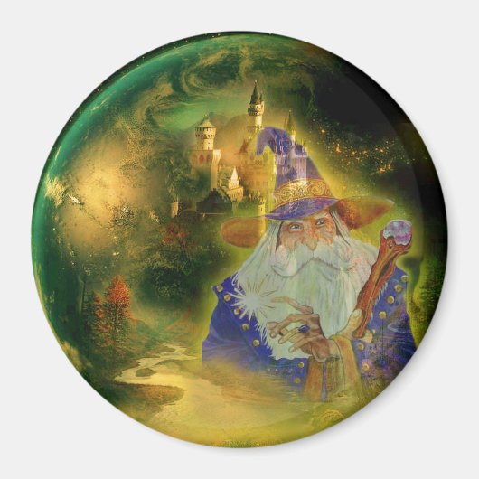 Tovenaar van de nacht magneet (Voorkant)