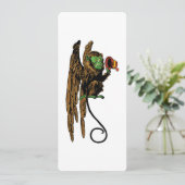 Tovenaar van de Oz Evil Flying Monkey Invitation Kaart (Staand voorkant)