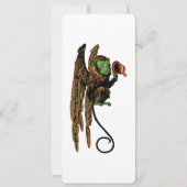 Tovenaar van de Oz Evil Flying Monkey Invitation Kaart (Voorkant)