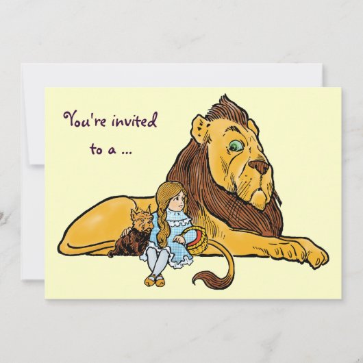 Tovenaar van de Uitnodiging van de Partij van Oz (Voorkant)