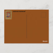 Tovenaar van het Briefkaart Oz (Achterkant)