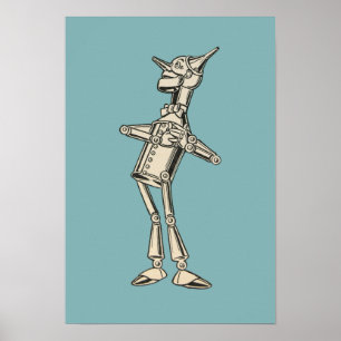 Tovenaar van het Man van het Tin van Oz Poster