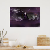 Tovenaar van het Poster van Michelle Wilder in de  (Keuken)