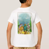 Tovenaar van het T-shirt van Oz-kinderen (Achterkant)
