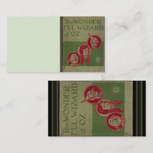 Tovenaar van het Visitekaartje Oz (Voorkant / Achterkant)