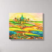 Tovenaar van Oz Art werk Canvas Afdruk (Voorkant)