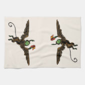 tovenaar van Oz, boze vliegende aap Theedoek (Horizontaal)