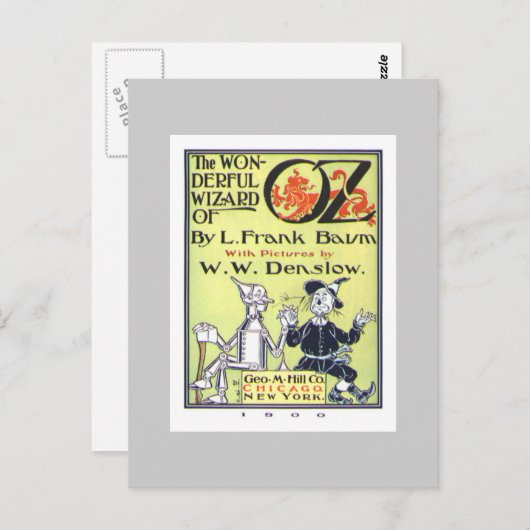 Tovenaar van Oz Briefkaart (Voorkant / Achterkant)