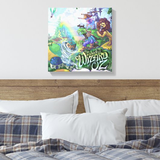 Tovenaar van Oz Canvas Afdruk (Insitu (Slaapkamer))