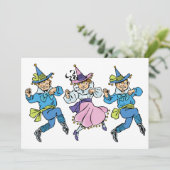  Tovenaar van Oz, Cute Dancing Munchkins! (Staand voorkant)