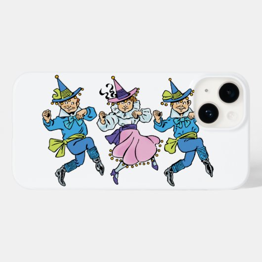  Tovenaar van Oz, Cute Dancing Munchkins! Case-Mate iPhone Case (Achterkant (horizontaal))