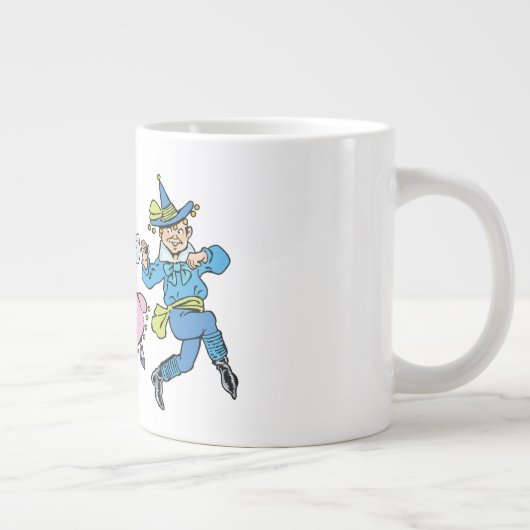 Tovenaar van Oz, Cute Dancing Munchkins! Extra Grote Mok (Rechts)