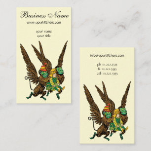  tovenaar van Oz, Dorothy, boze vliegende apen Visitekaartje