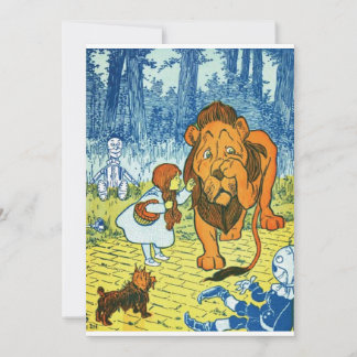 Tovenaar van Oz Dorothy en de laffe Lion