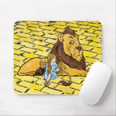 tovenaar van Oz, Dorothy en Toto met Lion Muismat (Met muis)