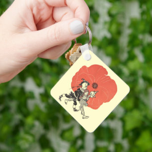  Tovenaar van Oz, Dorothy met Poppy Flowers Sleutelhanger