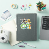tovenaar van Oz, Dorothy, Monkey en Lion Sticker (iPad Cover)