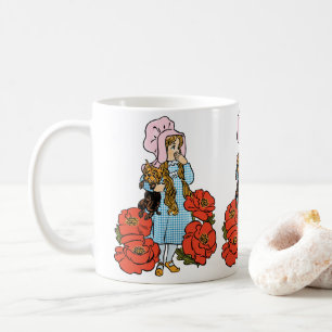 tovenaar van Oz, Dorothy, Red Poppy Flowers Koffiemok