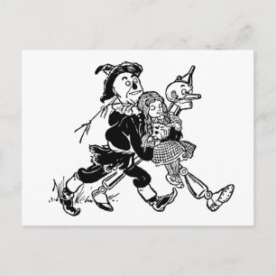  tovenaar van Oz Dorothy Sleeping met papavers Briefkaart