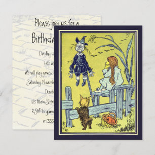 Tovenaar van Oz, Dorothy Toto Birthday Party Kaart