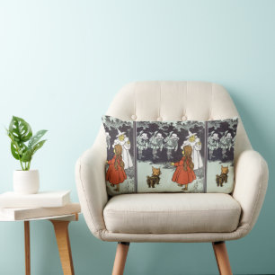 Tovenaar van Oz Dorothy Toto Glinda Munchkins Kussen