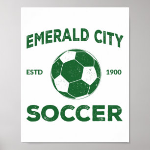 Tovenaar van Oz Emerald City Voetbal Costuum Poster
