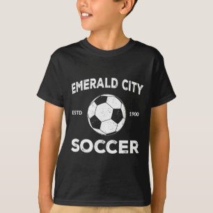 Tovenaar Van Oz Emerald City Voetbal Kostuum T-shirt