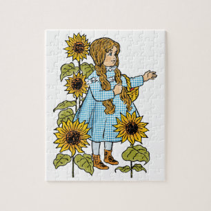 Tovenaar van Oz Fairy Tale Dorothy Sunflower Legpuzzel