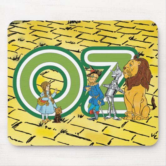  Tovenaar van Oz Fairy Tale Karakters Denslow Muismat (Voorkant)