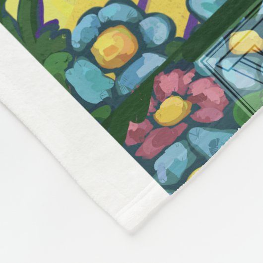 Tovenaar van Oz Fleece Deken (Hoek)