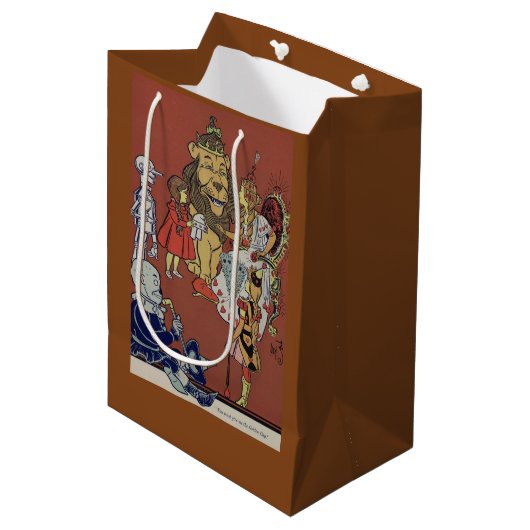 Tovenaar van Oz Gift Bag Medium Cadeauzakje (Voorkant Gekanteld)