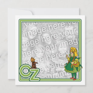 Tovenaar van Oz, Girl Birthday Party Invitation Kaart