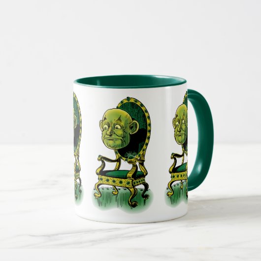 Tovenaar van Oz, Grumpy Wizard Emerald Throne Mok (Voorkant rechts)