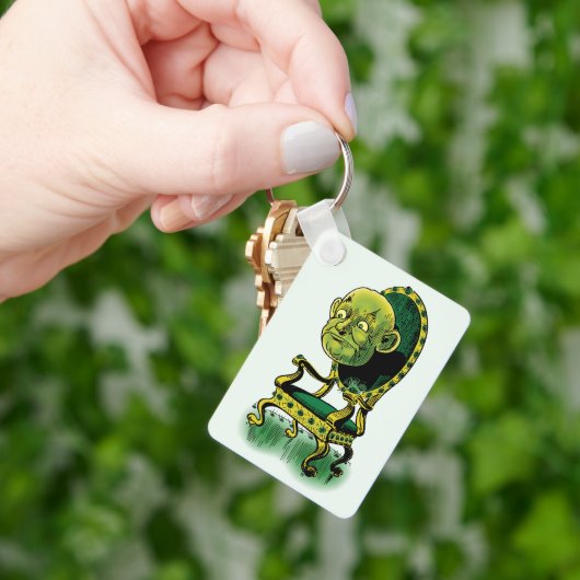 Tovenaar van Oz, Grumpy Wizard Emerald Throne Sleutelhanger (Hand)
