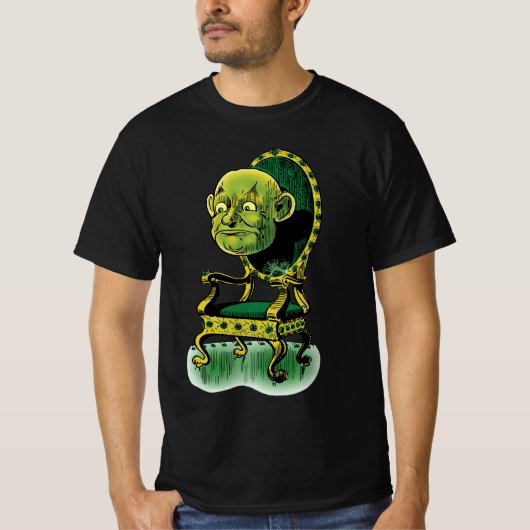  Tovenaar van Oz, Grumpy Wizard Emerald Throne T-shirt (Voorkant)
