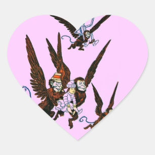 Tovenaar van Oz Hart Sticker