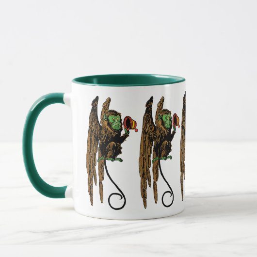 Tovenaar van Oz, het Kwaad Vliegende Monkey Pet Mok (Links)