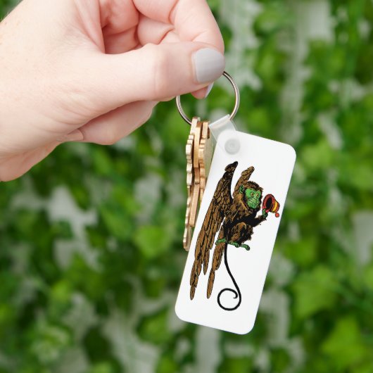 Tovenaar van Oz, het Kwaad Vliegende Monkey Pet Sleutelhanger (Hand)