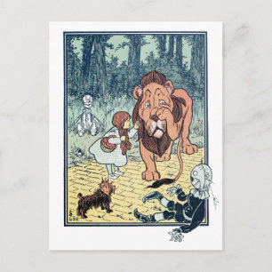  tovenaar van Oz Karakters, Gele Brick Road Briefkaart