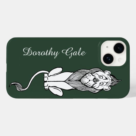 Tovenaar van Oz, laffe Lion Case-Mate iPhone Case (Achterkant (horizontaal))