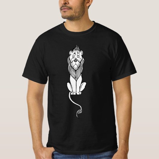  Tovenaar van Oz, laffe Lion T-shirt (Voorkant)